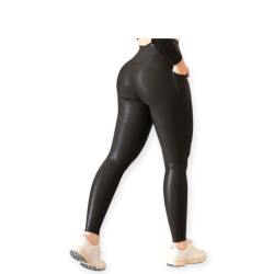 LEGGINGS BASICA NOA LEOCHI NEGRA FITFER GYM