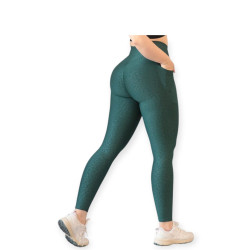LEGGINGS ELITE PUSH UP NOA FELINA VERDE GYM YOGA ANTICELULITIS