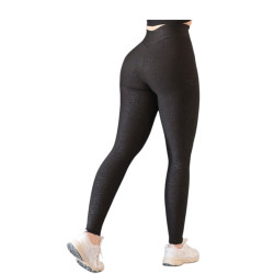 LEGGINGS ELITE FIV CIOM CALE NEGRA ANTICELULITIS FITNESS GYM