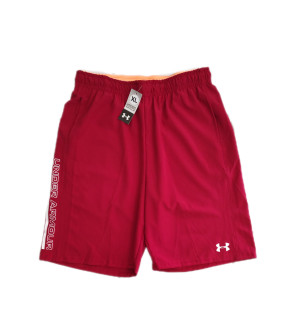 Short Under Armour para caballero color rojo