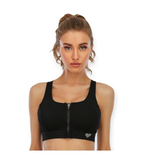 TOP DEPORTIVO NEGRO GYM FITNESS FITFER