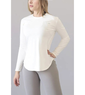 BLUSA BLUSA HOLGADA Y144 BLANCA MANGA LARGA